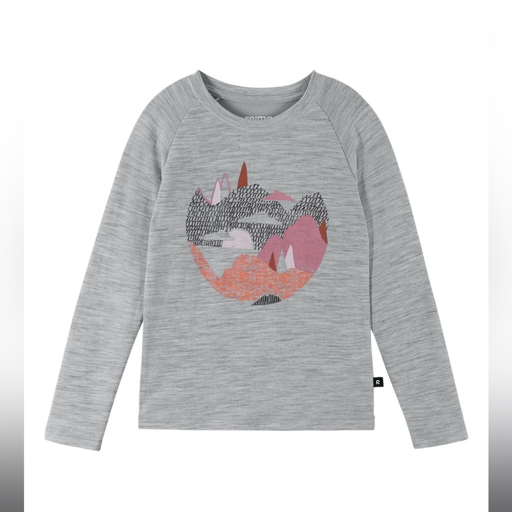 Reima Bamboo & Merino Wool Kids Shirt with Graphic